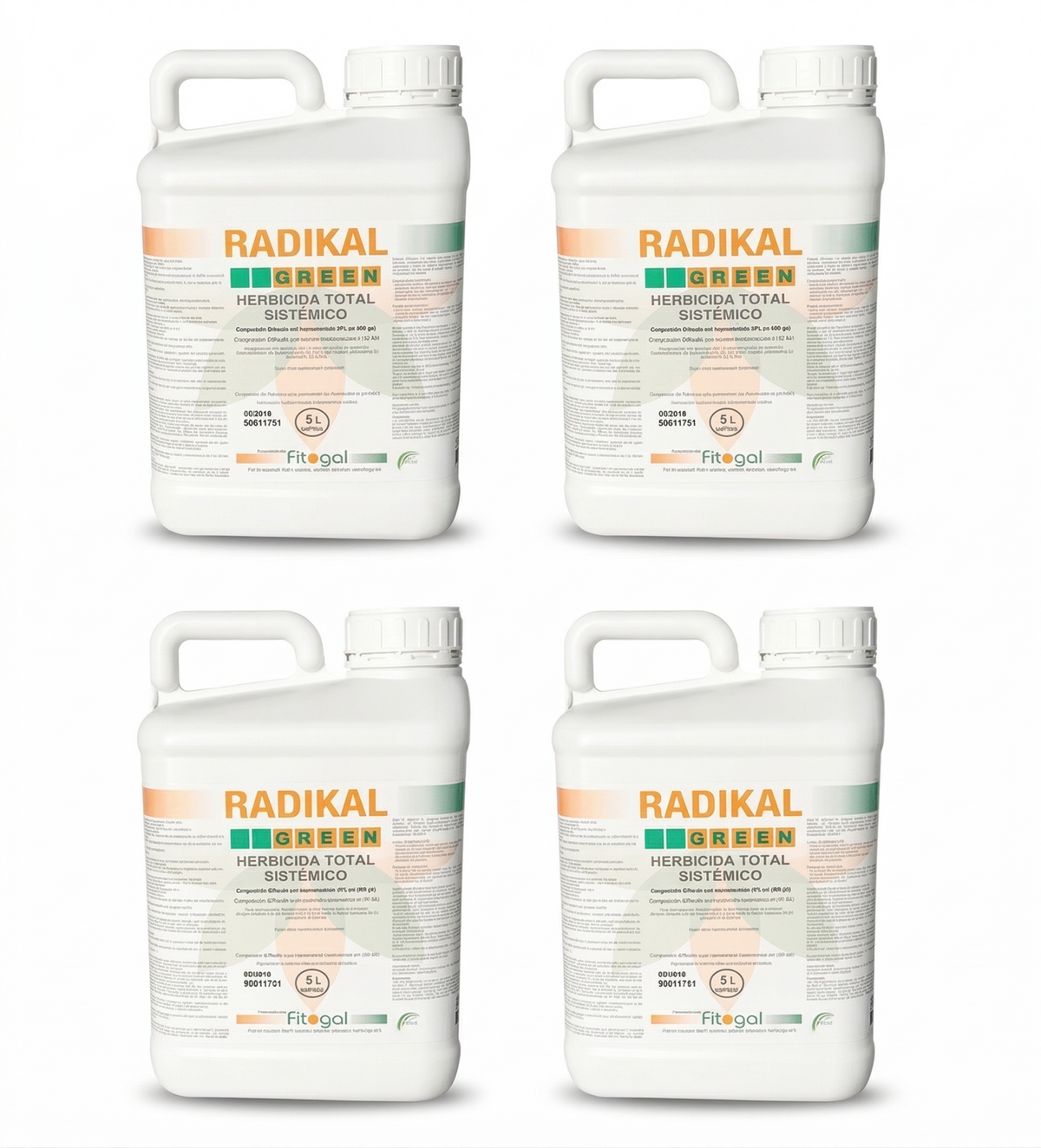 RADIKAL Herbicide Professionnel Glyphosate - Lot 4×5L